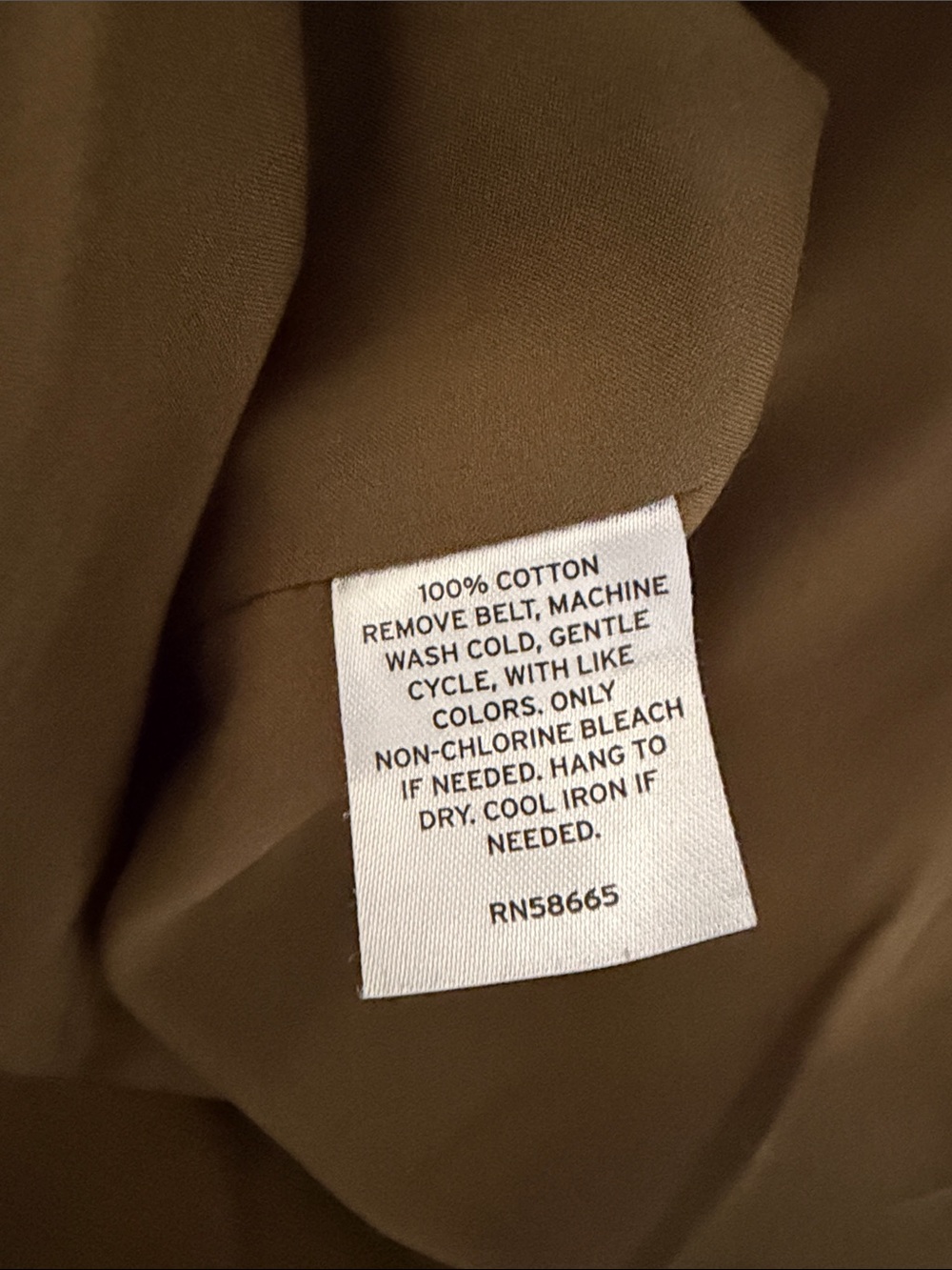 Caslon Olive Utility Tie-Waist Jacket. Size 3X - Picture 8 of 8